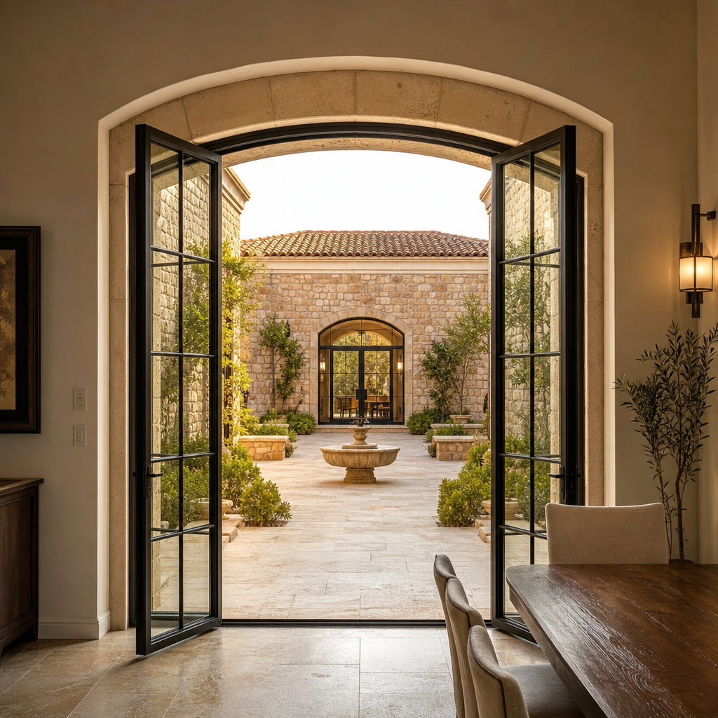 Custom aluminum window and door project in Las Vegas